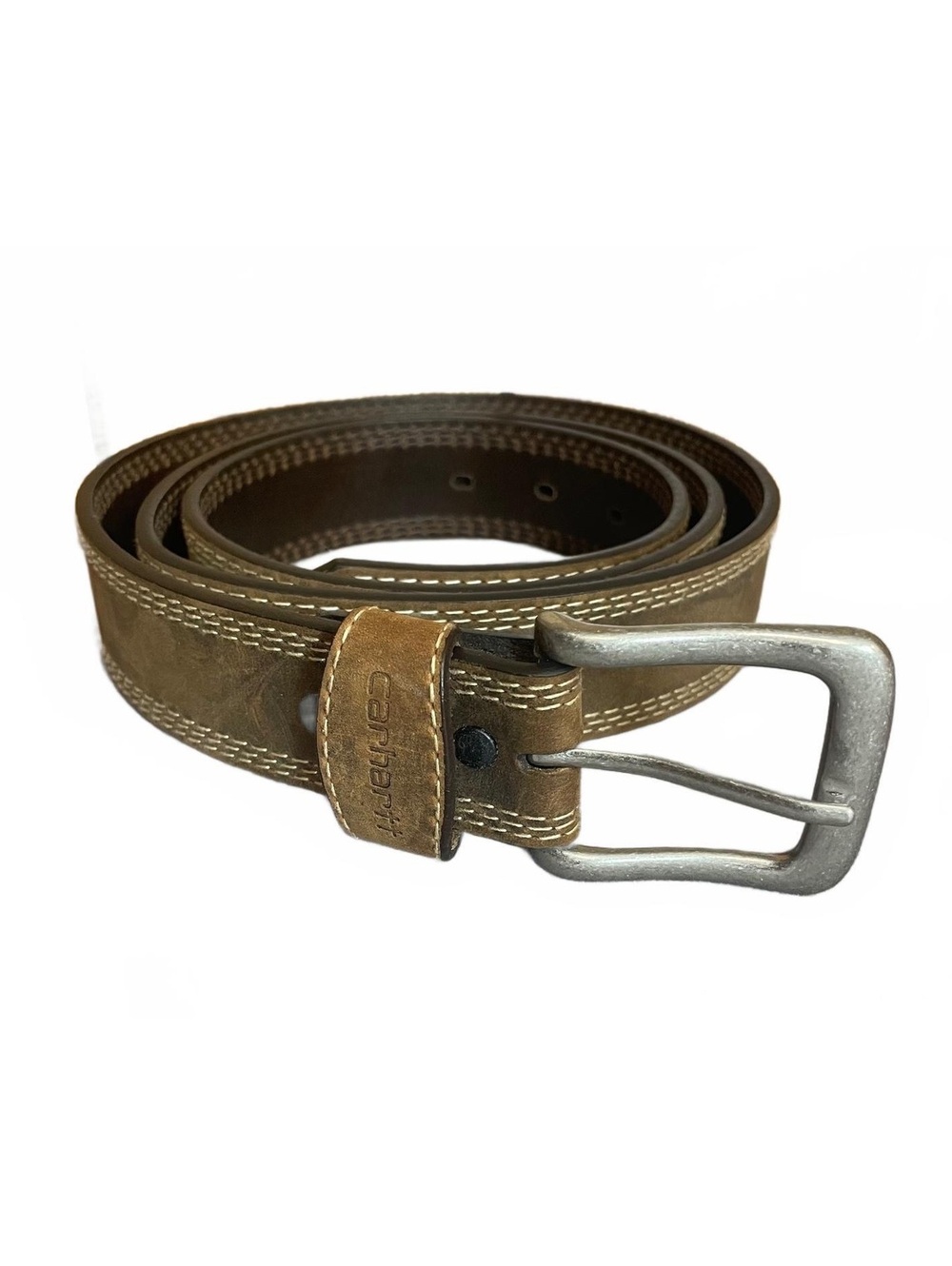 Carhart brown leather casual belt 46